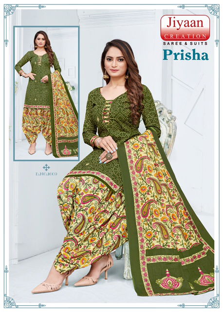 Jiyaan Prisha 1 Casual Wear Wholesale Dress Material Collection